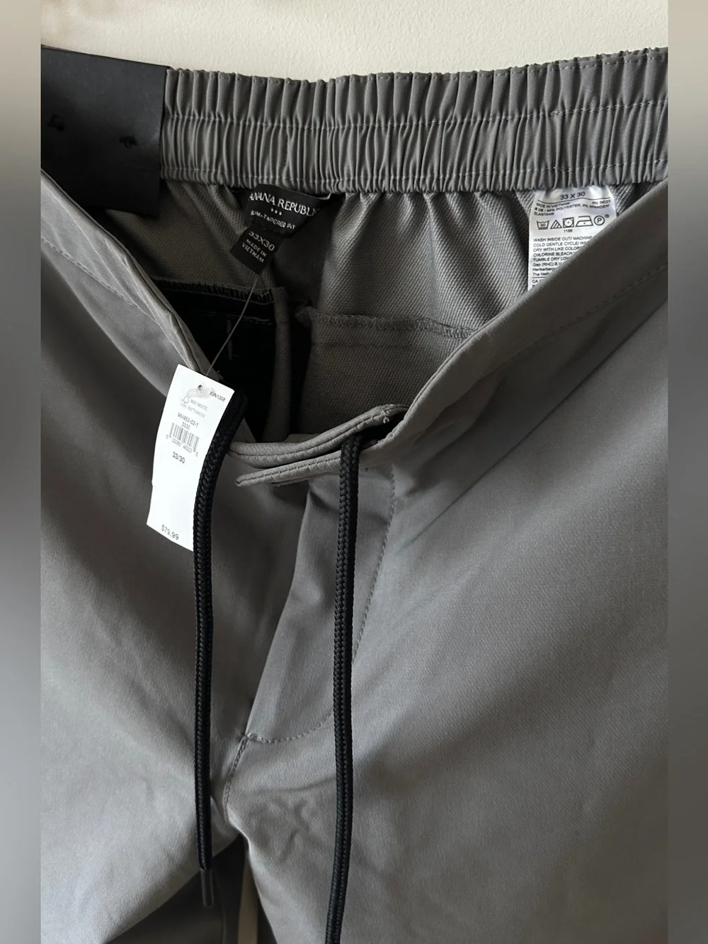 Banana Republic Men's Gray Performance Joggers